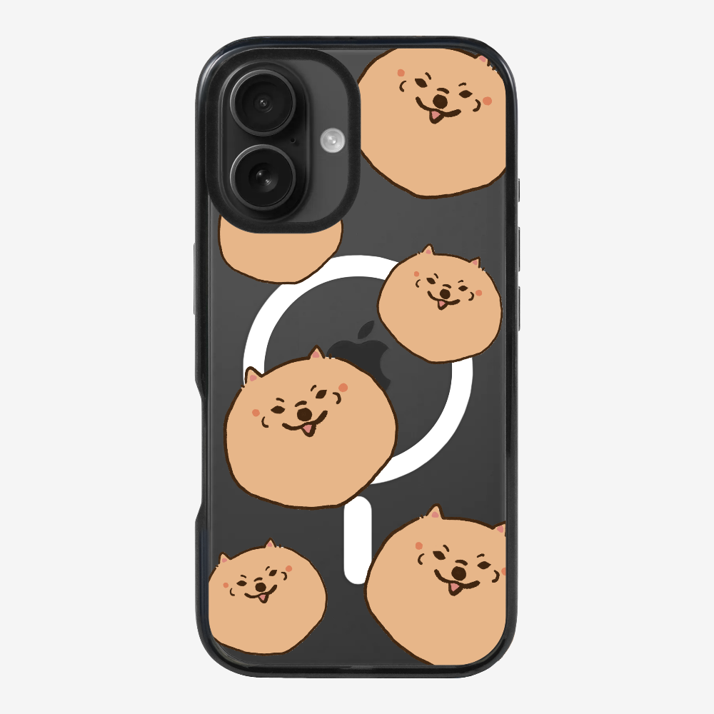Brown Pomeranian Wonderland Phone Case