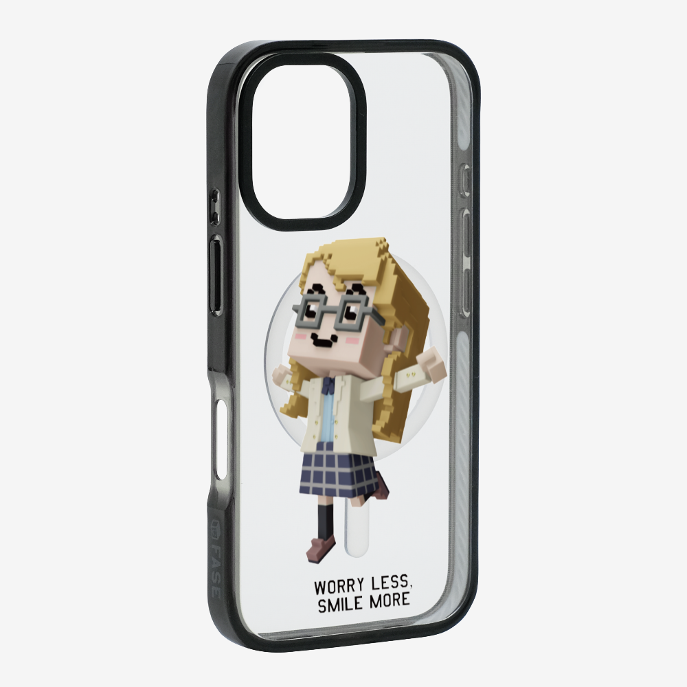 Worry Less, Smile More Phone Case