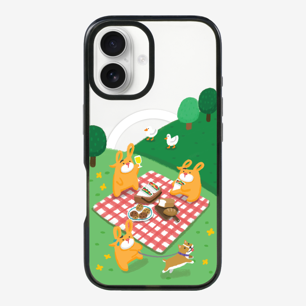 Bear Go Picnic Phone Case