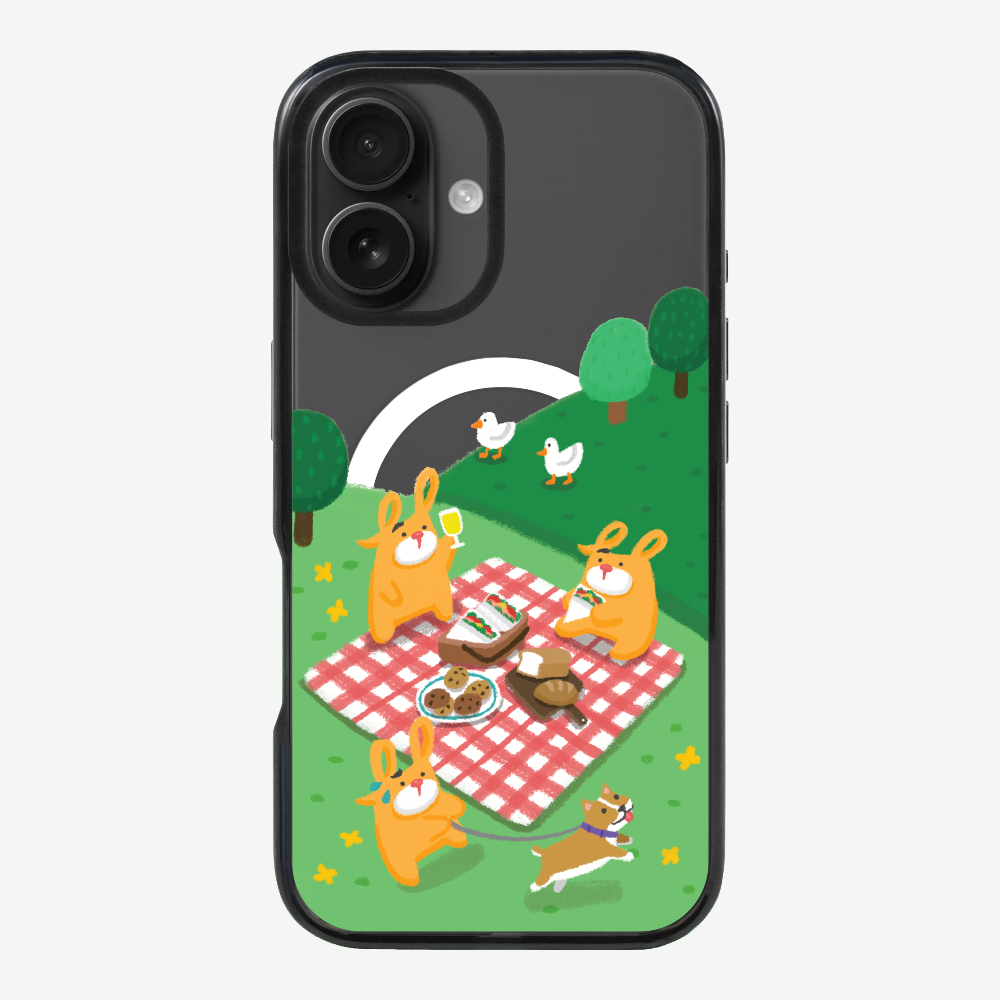 Bear Go Picnic Phone Case