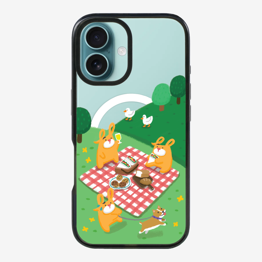 Bear Go Picnic Phone Case