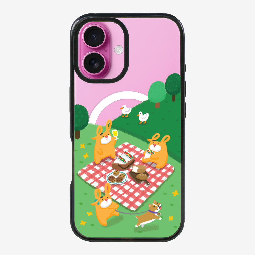 Bear Go Picnic Phone Case