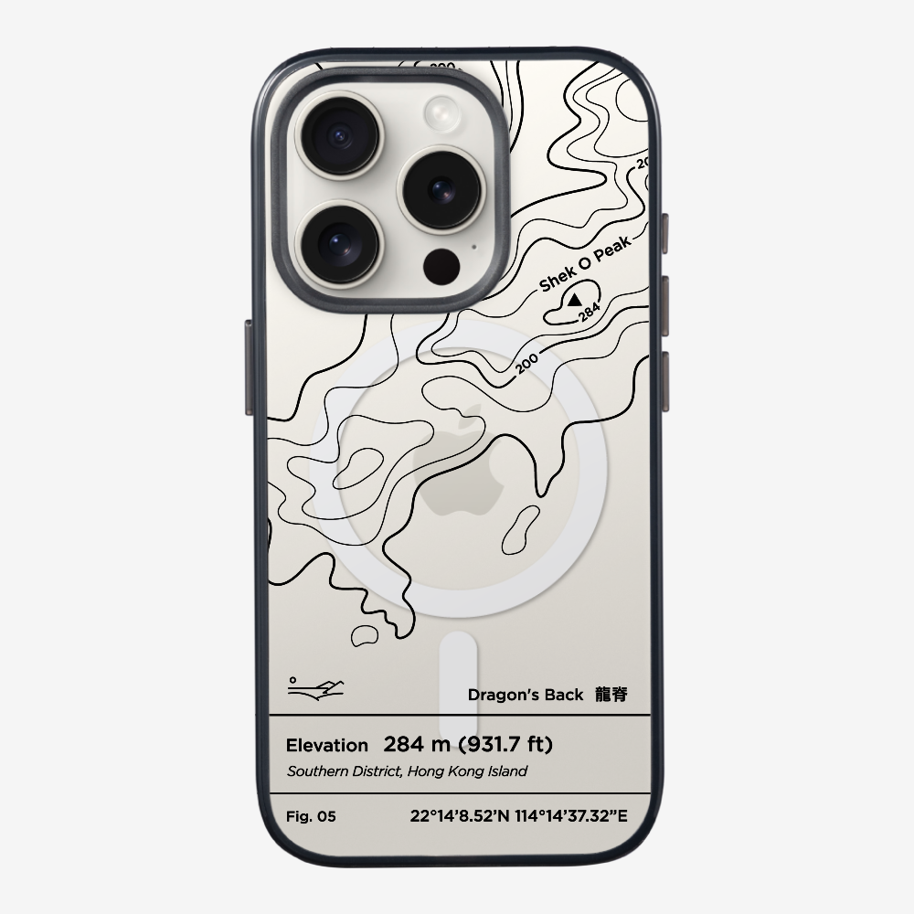 龍脊等高線 (黑)保護殼