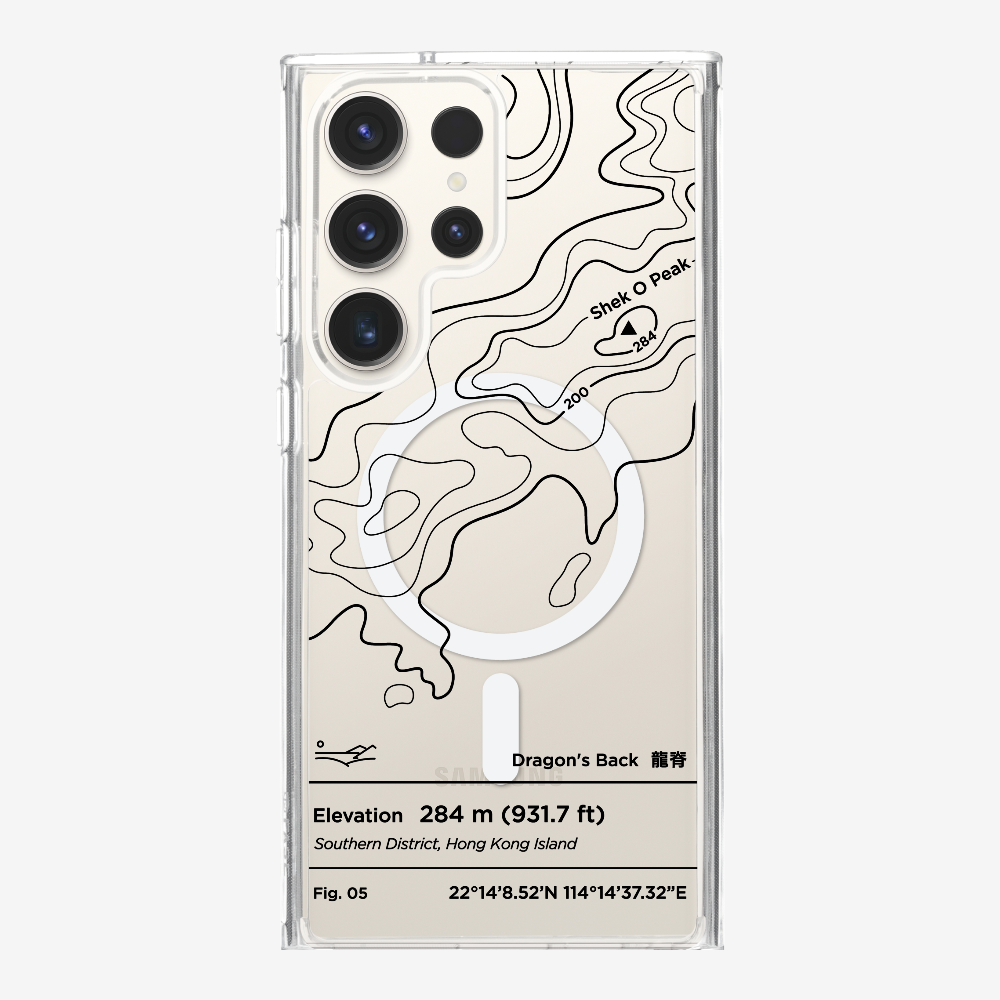 龍脊等高線 (黑)保護殼