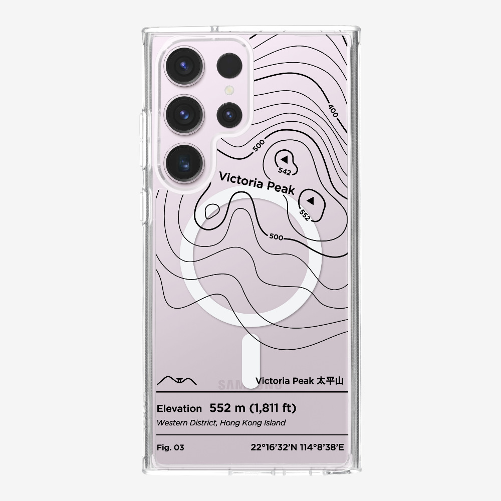 太平山等高線 (黑)保護殼