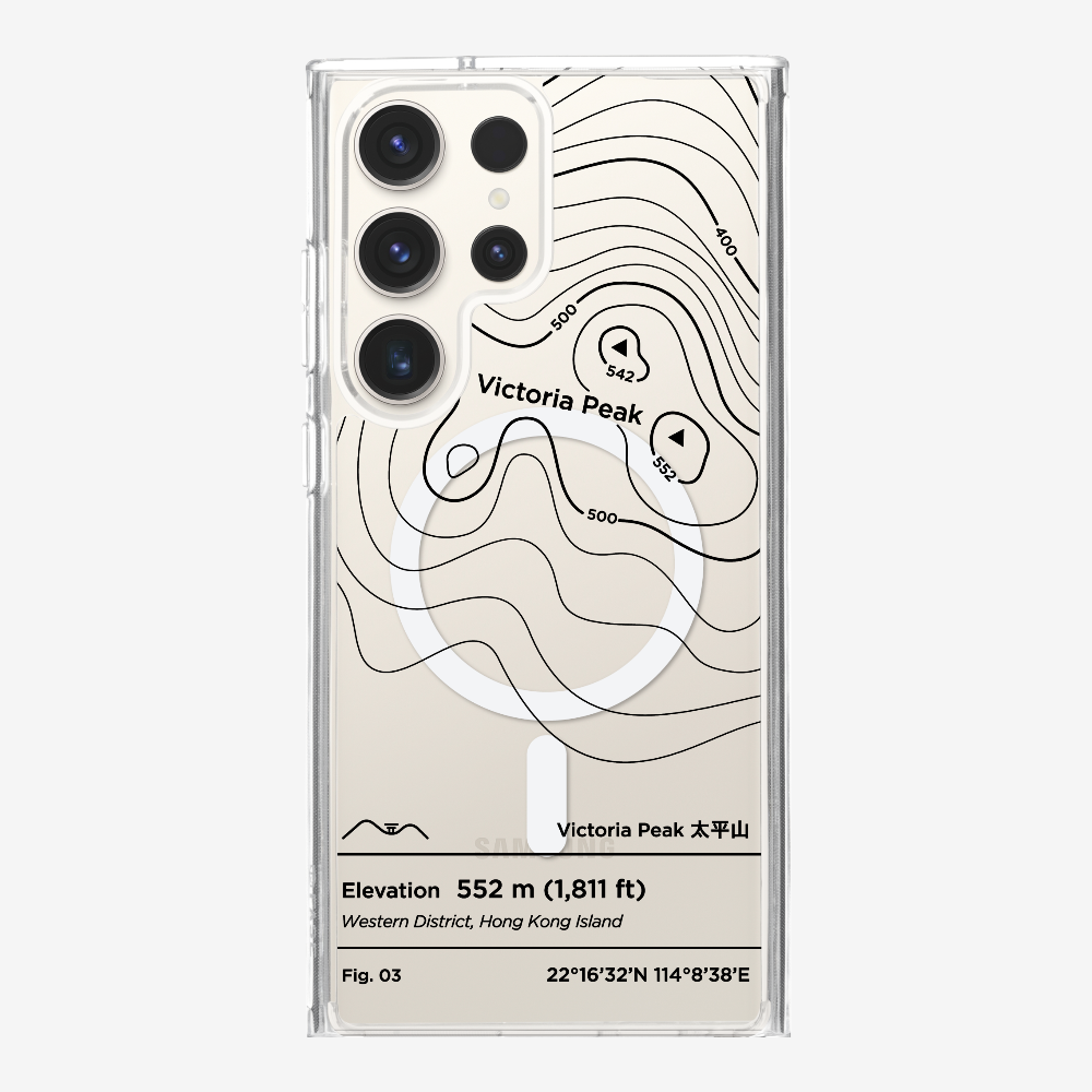 太平山等高線 (黑)保護殼