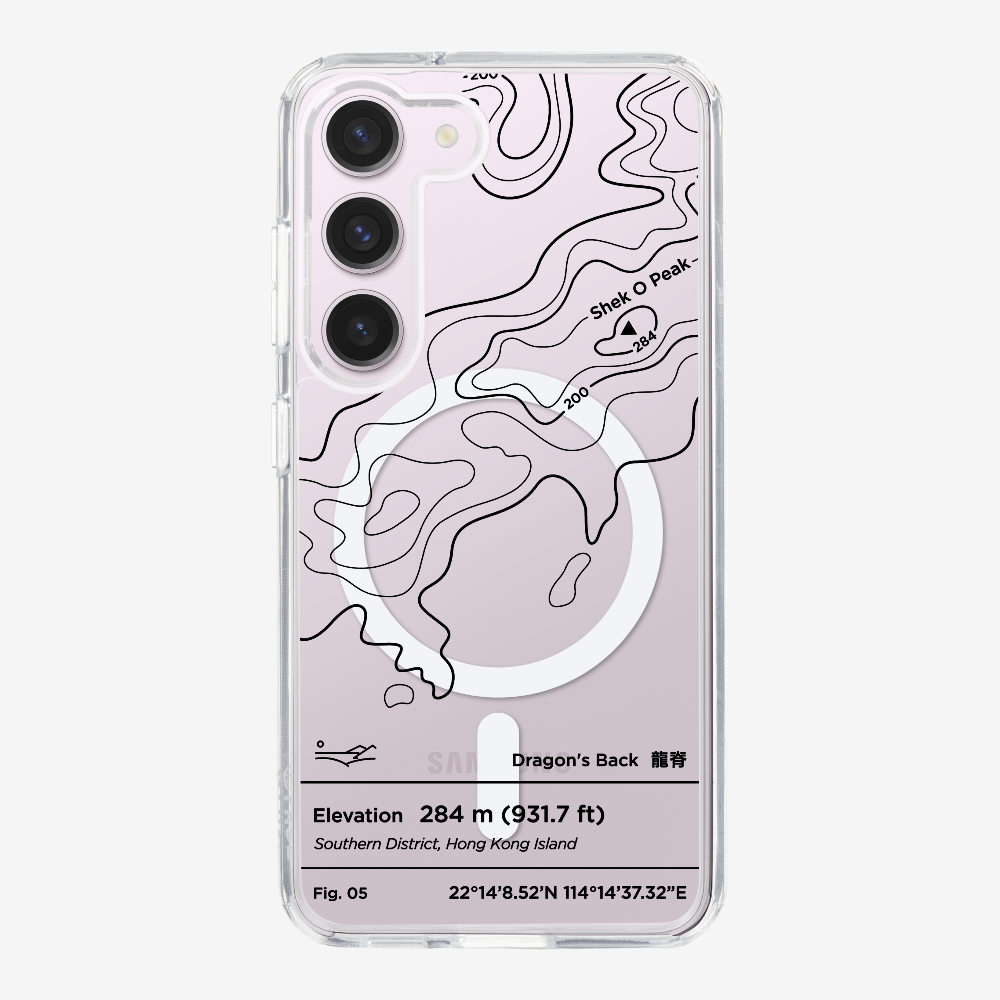 龍脊等高線 (黑)保護殼