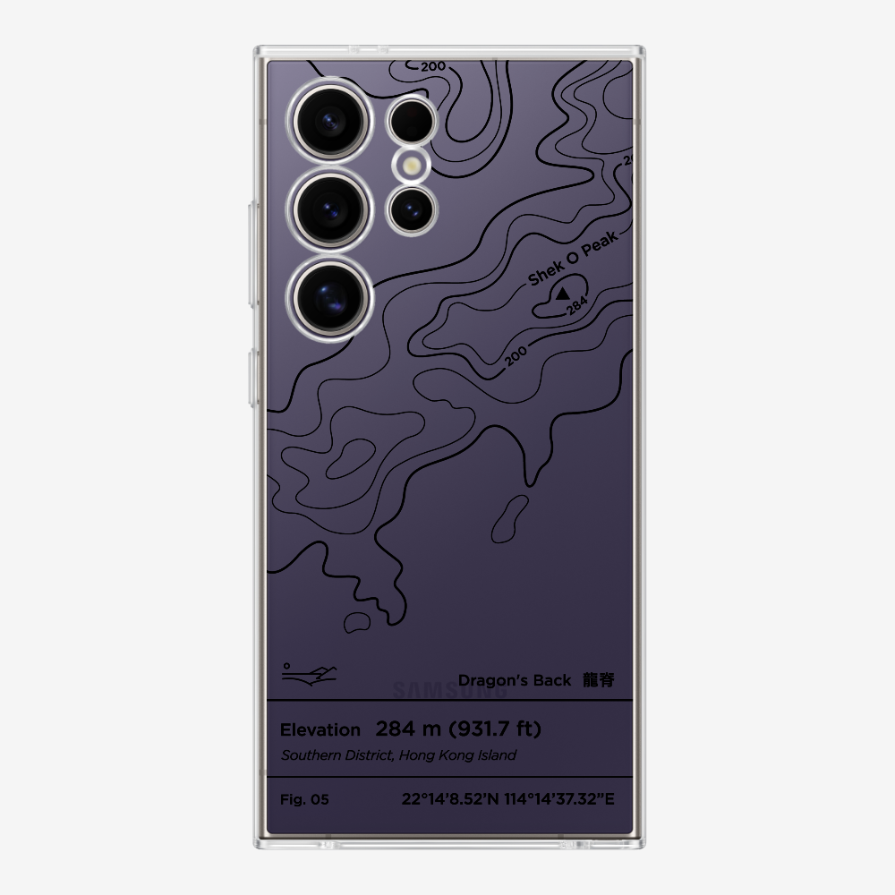 龍脊等高線 (黑)保護殼
