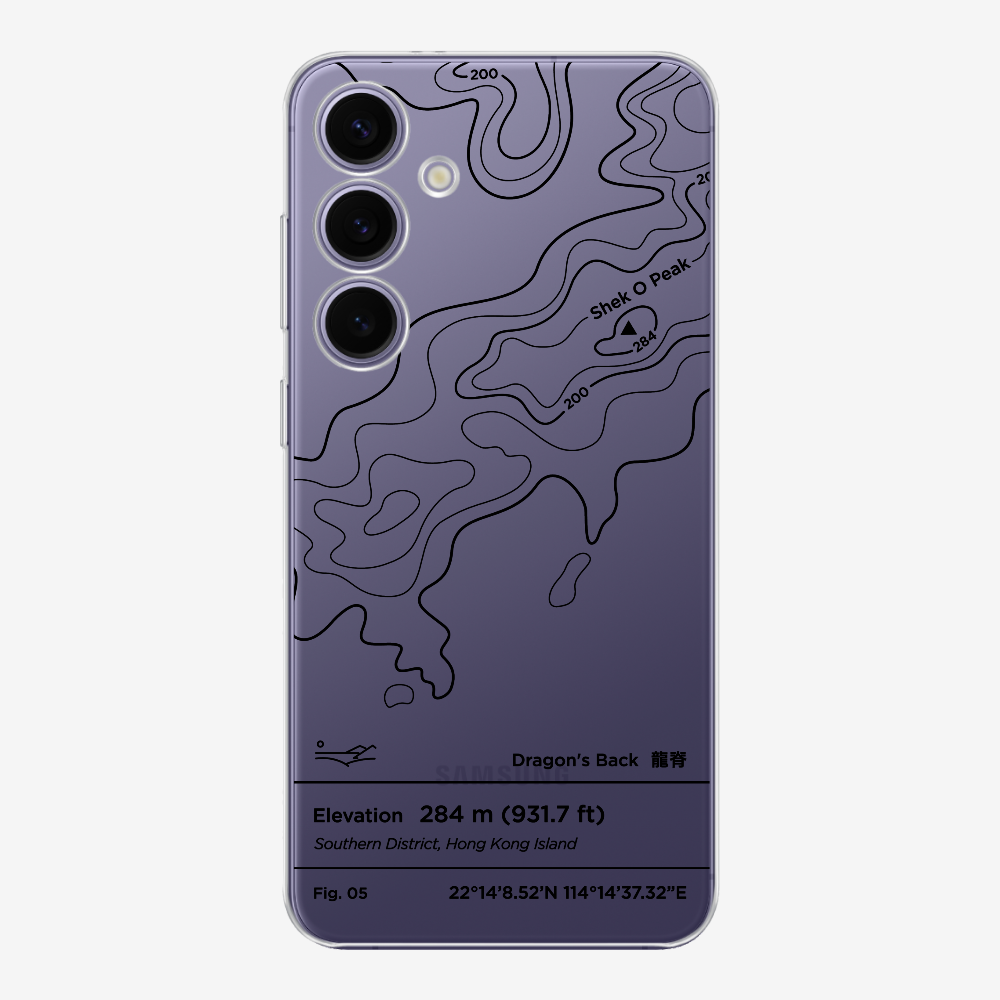 龍脊等高線 (黑)保護殼