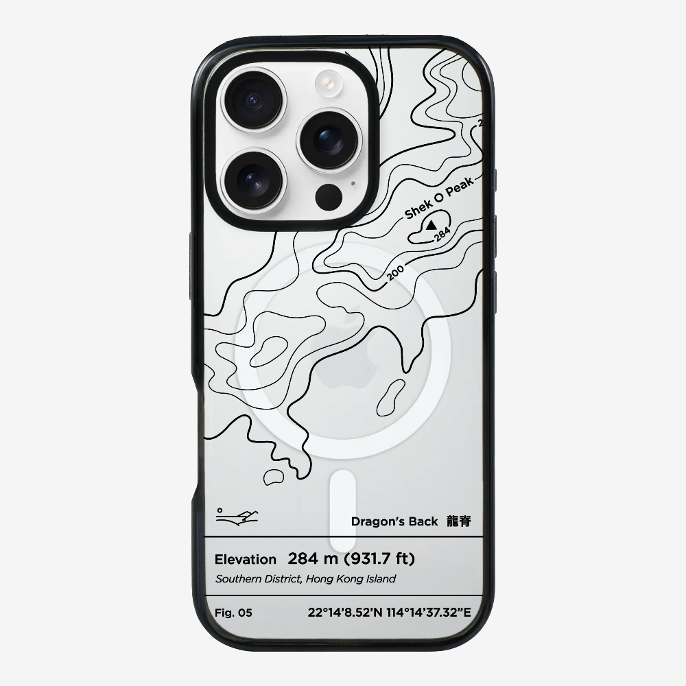 龍脊等高線 (黑)保護殼