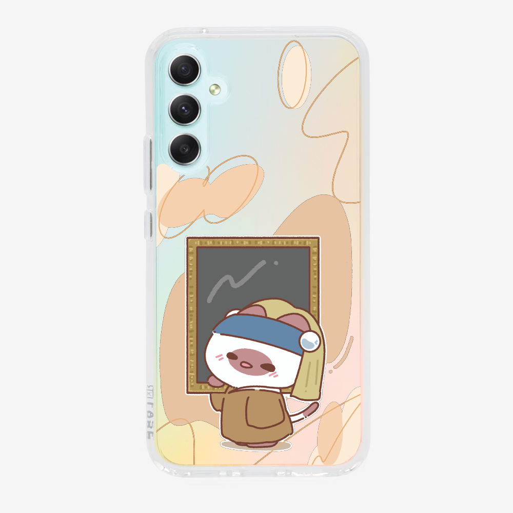 戴珍珠耳環的啾比保護殼