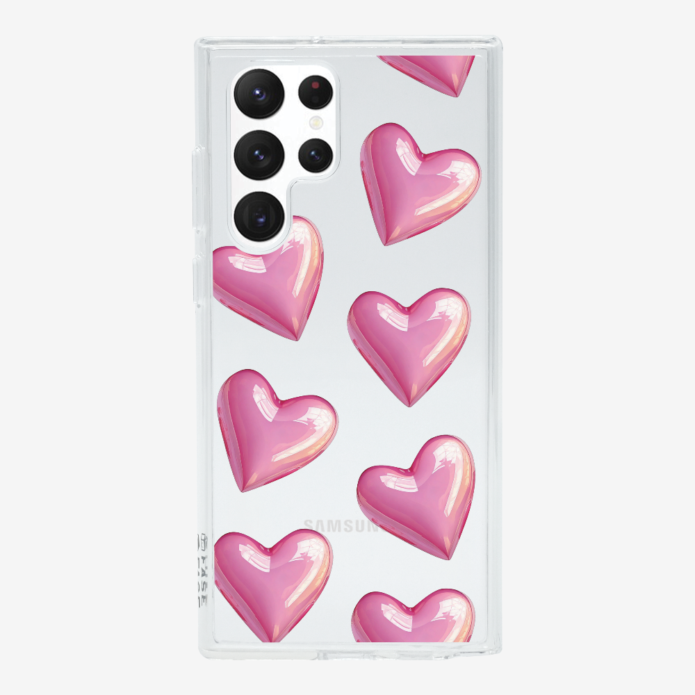 Pink Heart Phone Case